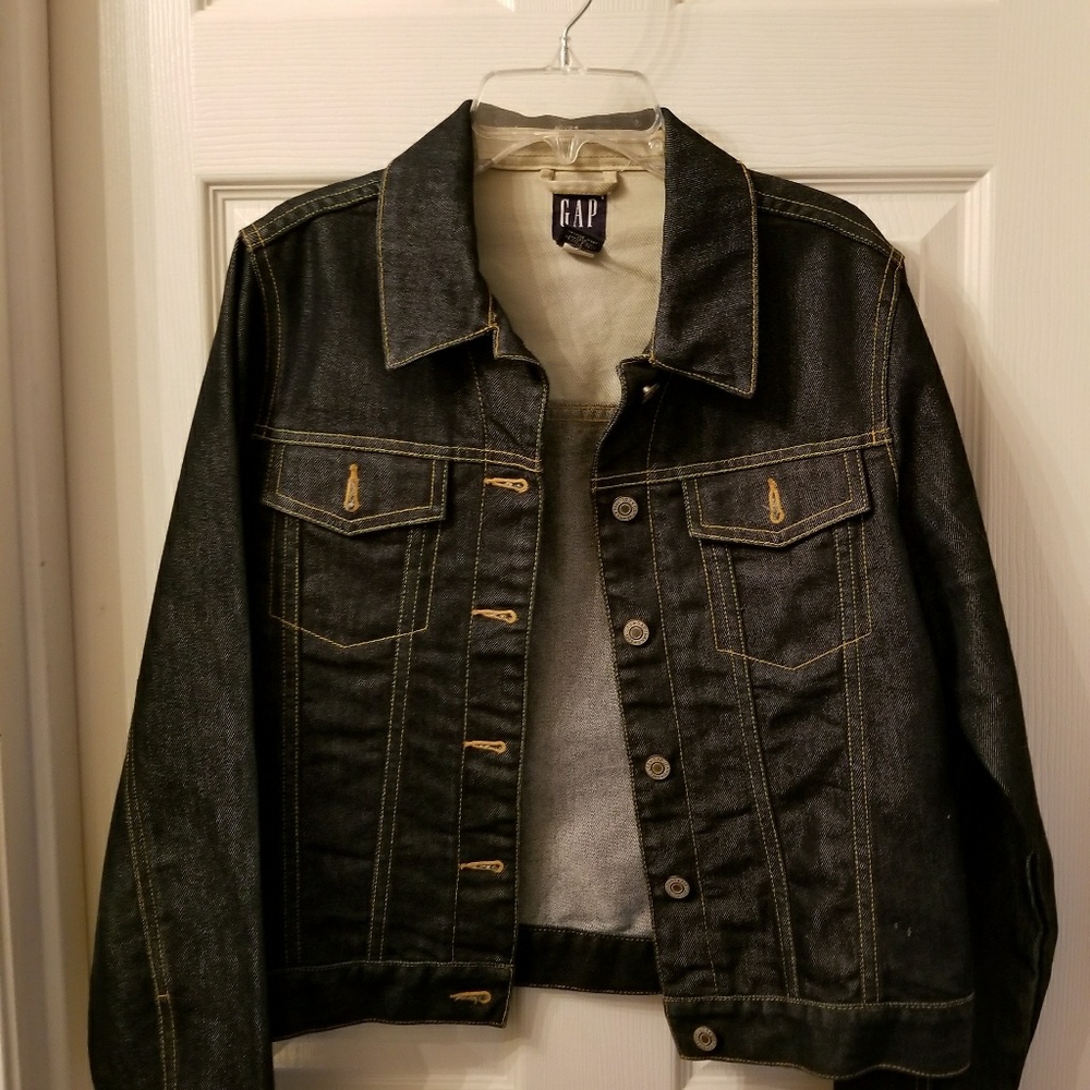 Gap dark denim jacket